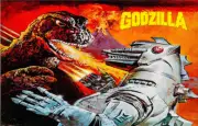Stern GODZILLA 70's Pinball Machine Custom Translite 01 Color Version