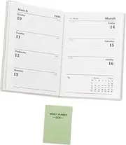Homoyoyo 2025 Weekly Planner Calendar Book Avocado Green Binding with Thick for Purse Home School Organization