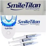 Smile Titan Teeth Whitening Kit Teeth Whitening Gel with 5X LED Accelerator Ligh