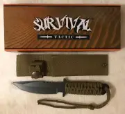 Survival Knife Hunting Bug Out Bag Prepper Emergency Camping EMP Doomsday