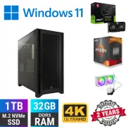 Custom Gaming PC | Ryzen 5 5600X | RTX 3060 | 16GB RAM | 1TB SSD | RGB Case | AU