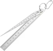 Ciieeo Stainless Steel Car Gap Gauge Multi Functional Feeler Gauge For Measuring Gaps Bolt Sizes And Wire Thickness Durable And Portable For Automotive Use