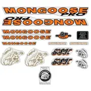 Mongoose - 1999 PRO SGX - Polished frame - Decal set - old school bmx