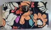 Vera Bradley Ultralight RFID Turnlock Wallet, Santa Fe Sun