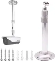 Camera Wall Mount with 1/4 Inch Adjustable Telescopic Stand Camera Mount Thread for Eufy eufyCam 3, 3C, 2, 2C, 2C Pro, 1, E Mount Surveillance Camera Attachment Indoor and Outdoor