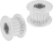 2pcs XL 16T Tension Belt Idler Pulley 5/7/8/9mm Inner Bore 11mm Width Passive Pulley Wheel for Sewing Machine(8mm,11mm with Teeth)
