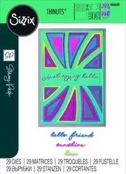 Sizzix Thinlits Die Set 29PK Cosmopolitan, Swank Spirals by Stacey Park