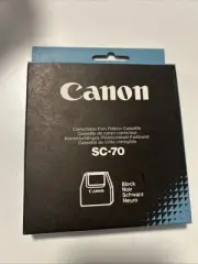 NOS Canon SC-70 Correctable Film Typewriter Ribbon Cassette, Black NEW SEALED