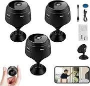 Spy Focus Camera,Spyfocus Magnetic Mini Security Camera Outdoor,Camtrix Magnetic Mini Security Camera,Night Vision Motion Detection Security Cam Covert Cameras with App for Home Indoor Outdoor (2PC)