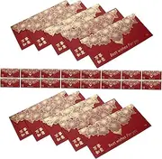KICHOUSE 60pcs Western Style Red Envelopes Wedding Money Packets Red Envelopes Lucky Money Packets