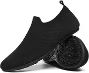 [QZKDM] Lightweight Non Slip House Slippers Home Yoga Sock Shoes for Women and Men