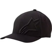 Alpinestars Corp Shift 2 Curved Brim Hat (Lg-XL, Black/Black)
