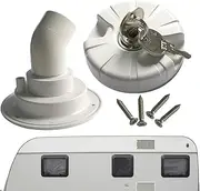 RV Water Filling Inlet - Leak-proof Water Filler Lid - Trailer Fresh Water Filler Neck Can Be Locked, Ensuring Safe Water Use