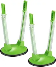 Siyurongg 2 Pcs Baggy Rack, Freezer Bag Holder Stand, Adjustable Food Storage Holders, Plastic Food Prep Zip Lock Bag Stand for Meal Prep, Kitchen Gadget (2)
