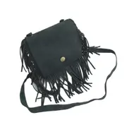 Mini Messenger Bag Cute Tassel Design Children Handbags Shoulder Bags(Light Green)