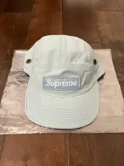 Supreme SS24 Military Camp Cap Light Blue Embroidered One Size New IN HAND