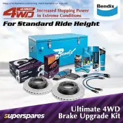 Bendix Front Ultimate 4WD Brake Upgrade Kit for Mitsubishi Challenger PB PC 2.5L (for: Mitsubishi)