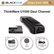 [Brand New] ThinkWare U1000 Daul Channel 4K Ultra HD WiFi GPS Dashcam