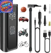 Tire Inflator Portable Air Compressor,150 PSI Fast Inflation,12V DC Portable Air