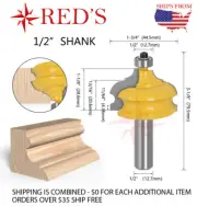 REDS Y80755-8 - 1-3/4" Decorative Molding Router Bit 1/2" Shank
