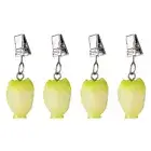 Home Set of 4 Cabbage Resin Tablecloth Weights Clips Handicraft Cabbage Table...