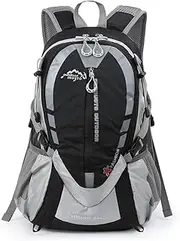 Trekking Travel Backpack 25L - Lightweight Durable Versatile Hiking Backpack for Men and Women Perfect for Sports and Activities Black