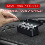 汽車零錢盒存儲通用硬幣架,用於汽車零錢收納盒汽車配件