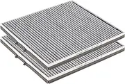 Supremery 2 x activated carbon filters compatible with Miele cooker hoods DKF 25-P odour filter with activated carbon, successor model of Miele DKF 25-1