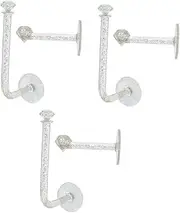 6pcs Headband Headband Hook Diamond Dangle Earrings Headdress Storage Holder Simple Scrunchie Holder Hook Earrings Wall- Necklaces Hair Rope Rack Bracelet Key Chain/560