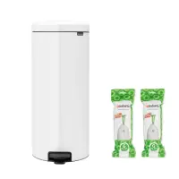 在飛比找momo購物網優惠-【Brabantia】NEWICON環保垃圾桶30L-多色任