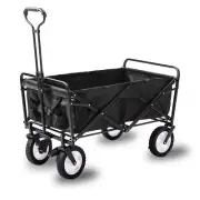 Foldable Collapsible Wagon Cart Garden Beach Outdoor Shopping Trolley Camping Br