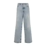 [Balenciaga] Balenciaga-Classic Blue Cotton Baggy Pants-Uomo M STAND