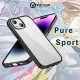 【VOYAGE】iPhone 15 6.1 超軍規防摔保護殼-Pure Sport 酷黑(超強2合１吸震複合式材料製程)