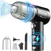 Compressed Air Duster,Mini Vacuum Keyboard Cleaner,Air Blower 3-in-1 cordless vacuum cleaner,Replace Compressed Air Can for PC,Computer Keyboard,Car