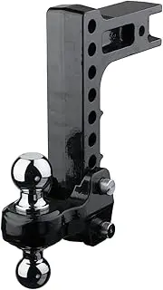 Fastway Flash Solid Steel 49-00-5925 Adjustable Steel Ball Mount with 10 Inch Drop, 2.5 Inch Shank, and Chrome Plated Balls