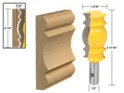 2-1/4" Crown Molding Router Bit - 1/2" Shank - Yonico 16146