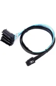 Mini-SAS to SAS-Cable 1M SFF8087 to SAS SFF-8087 to SFF-8482 Connector 4X SAS...