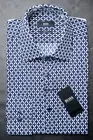 Made In Italy Hugo Boss Men's Jango Slim Fit Dark Blue Cotton Dress Shirt 38 15