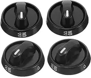 [HEALEEP] 4pcs Gas Stove Knobs Replacement Control Knobs for Cooking Stove Easy to Use and Install Suitable for Kitchen Cooktops