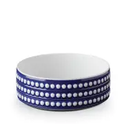 L'Objet Perlee Bleu Deep Serving Bowl, Medium