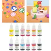 12x Food Coloring Pigments Handmade Icing Fondant Cake