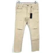 Man X One Teaspoon 32 Long Mr Blues Denim Jeans NWT Stone