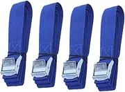 Mipcase 4 Pcs Durable Lashing Straps Heavy Duty Tie Down Strap with Cam Buckle for Securely Transporting Cargo Luggage Surfboards and Kayaks