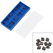 For Lathe Turning Tool Holder US 10*CCMT060204 Carbide Inserts CCMT0602 Coating
