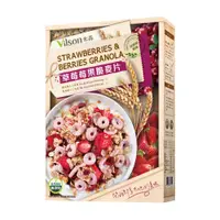 在飛比找PChome24h購物優惠-【米森 vilson】草莓莓果脆麥片 (350g/盒)