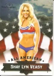 2013 Benchwarmer Bubblegum All American Shay Lyn Veasy Insert Trading Card #17