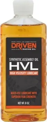 Driven 50050 Assembly Lubricant HVL High Zinc Semi-Synthetic Engine Lube 8oz