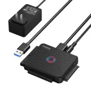USB 3.0 to SATA or IDE Hard Drive Adapter for 2.5 inch or 3.5 inch HDD SSD, H...
