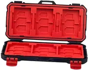 MOLUCKFU Card Storage Box 6 Card 36 Slots Protective Case Portable Flash Cards Container Easy to Clean