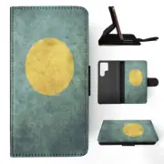 FLIP CASE FOR SAMSUNG GALAXY|PALAU COUNTRY FLAG 117